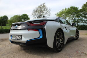 BMW i8 Heck und Seite